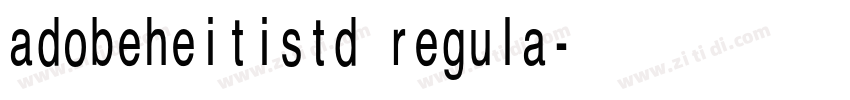 adobeheitistd regula字体转换 adobeheitistd regula字体转换